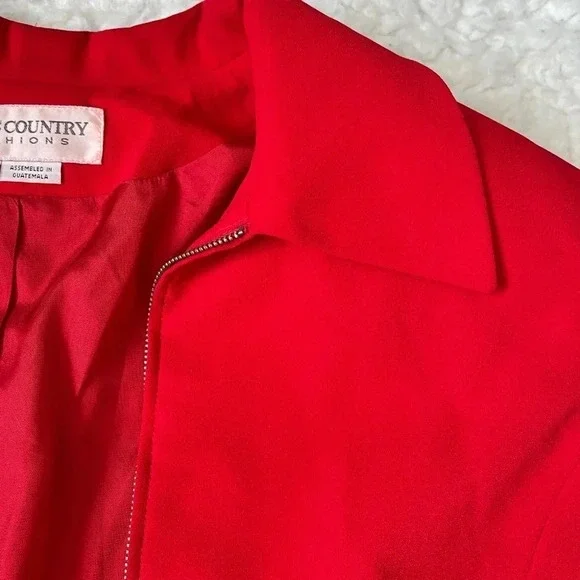 Cross Country Fashions red blazer - size 16 - Picture 4 of 16